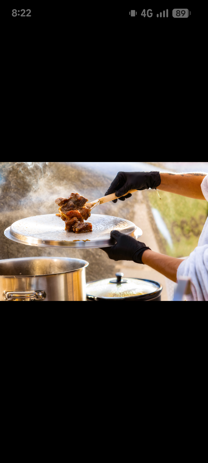 Real food straight from the pot! 