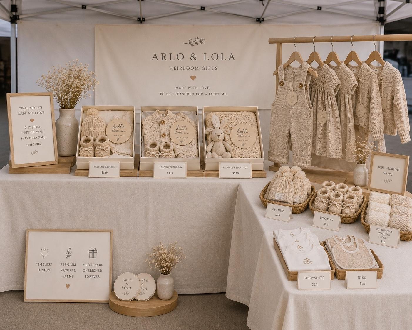 Stall mock up 