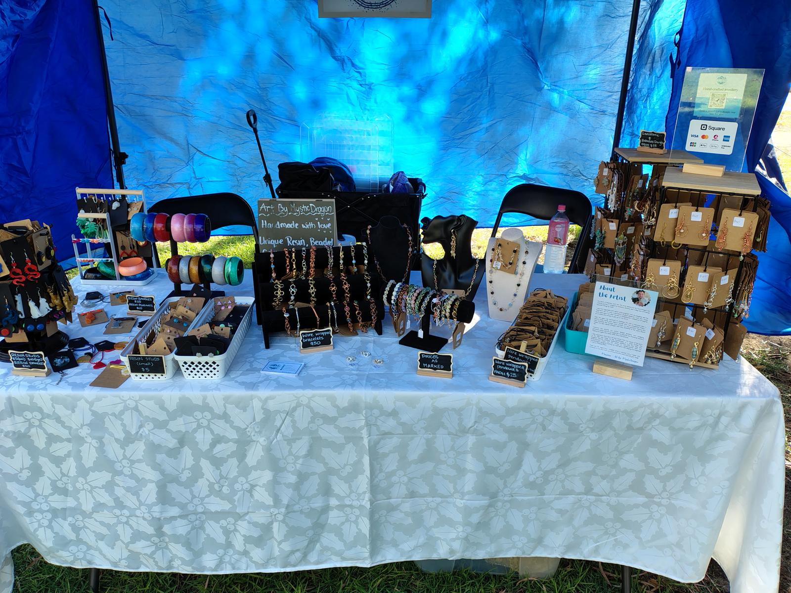 ArtByMysticDragon at the Baldivis Lions Rotary Market
