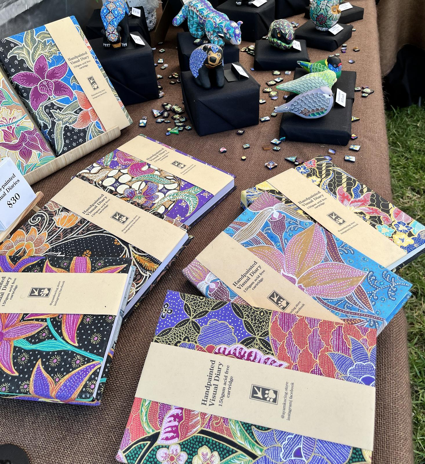 Handpainted visual diaries