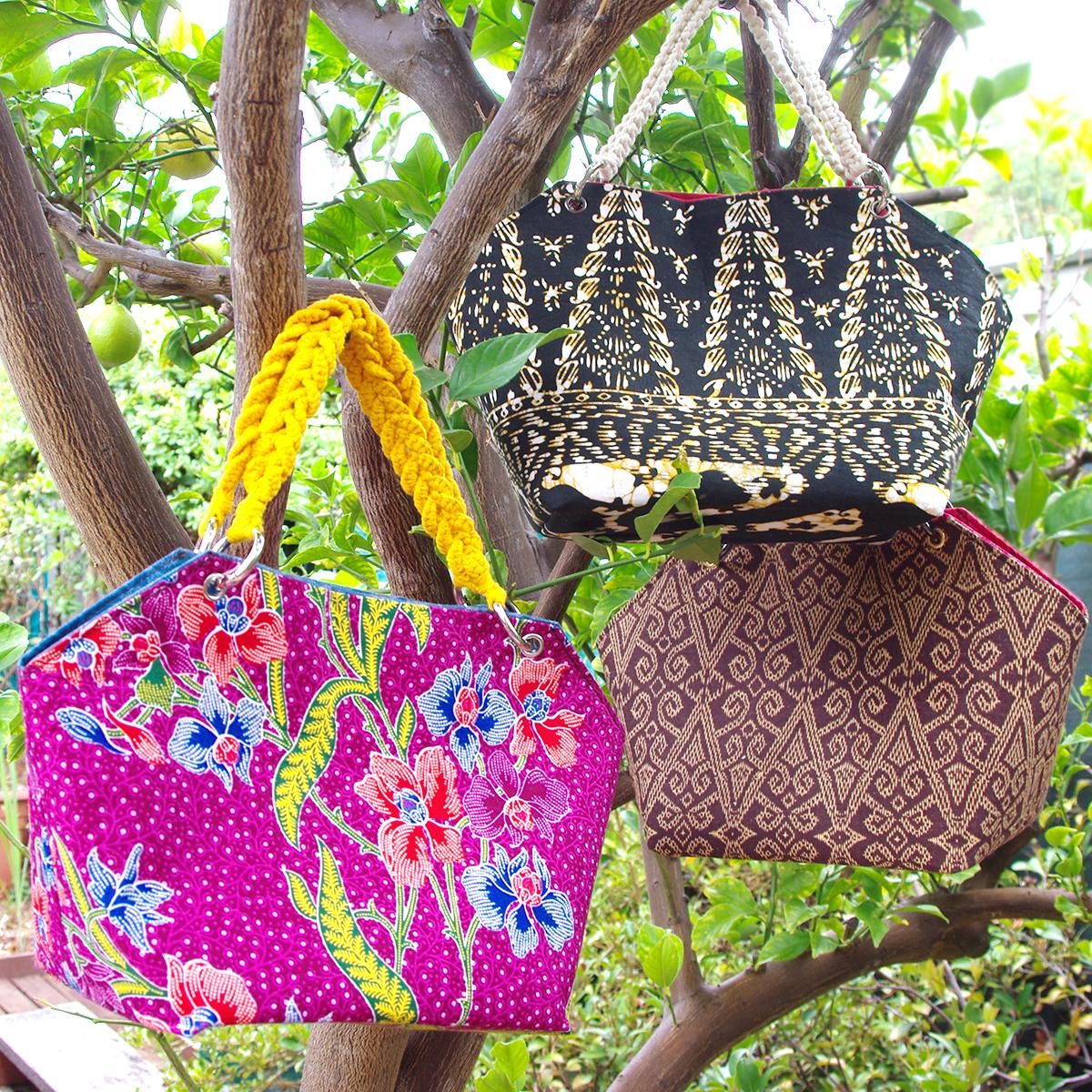 One off handmade bags