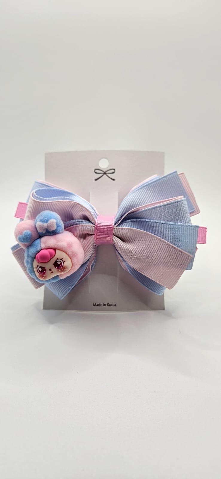 Cotton candy ribbon with a character