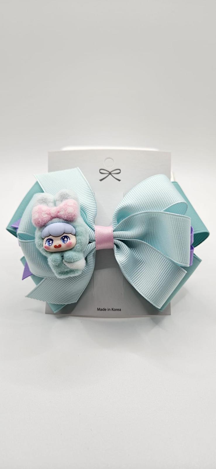 Mint ribbon with a character