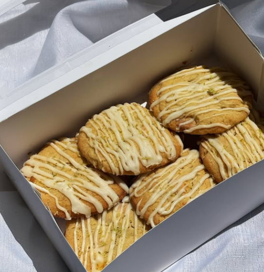 Lime White Choc Cookie