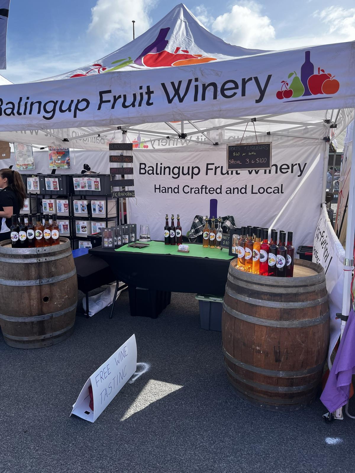 Balingup Fruit Winery Stall