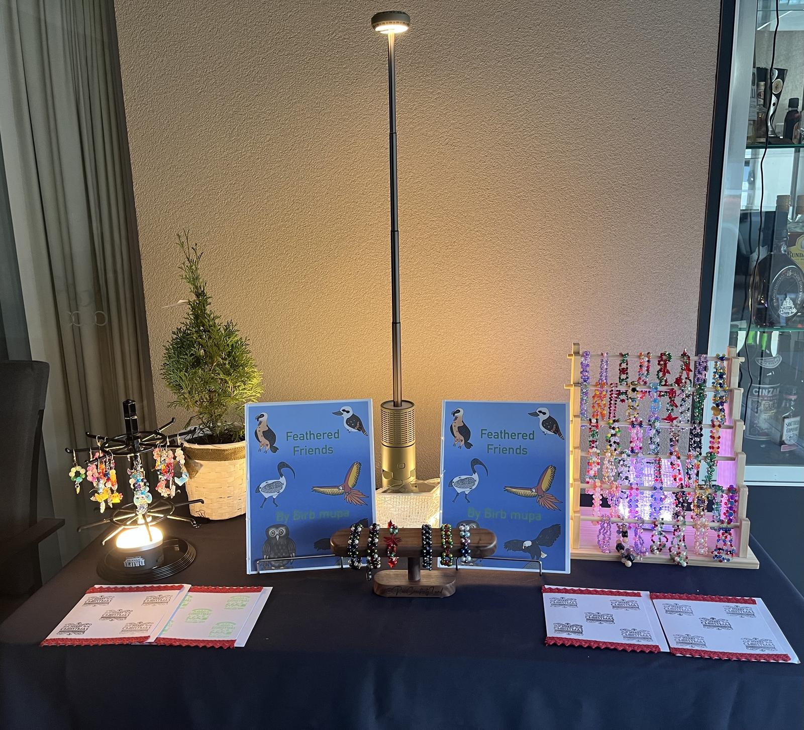 Stall set up for night market 