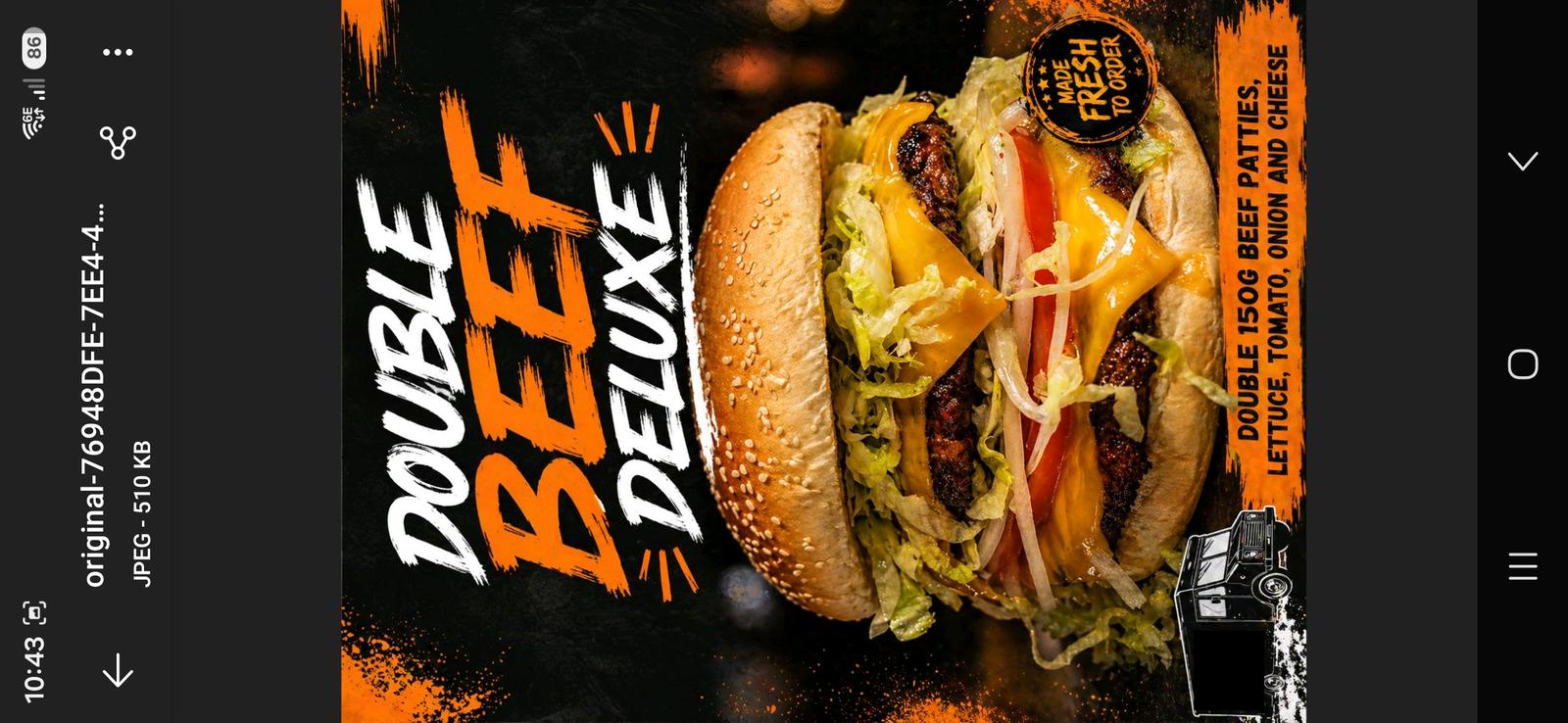 Beef burger