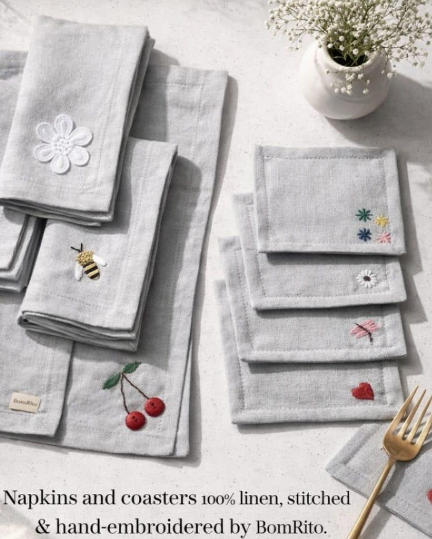 Unique Napkins and Coasters