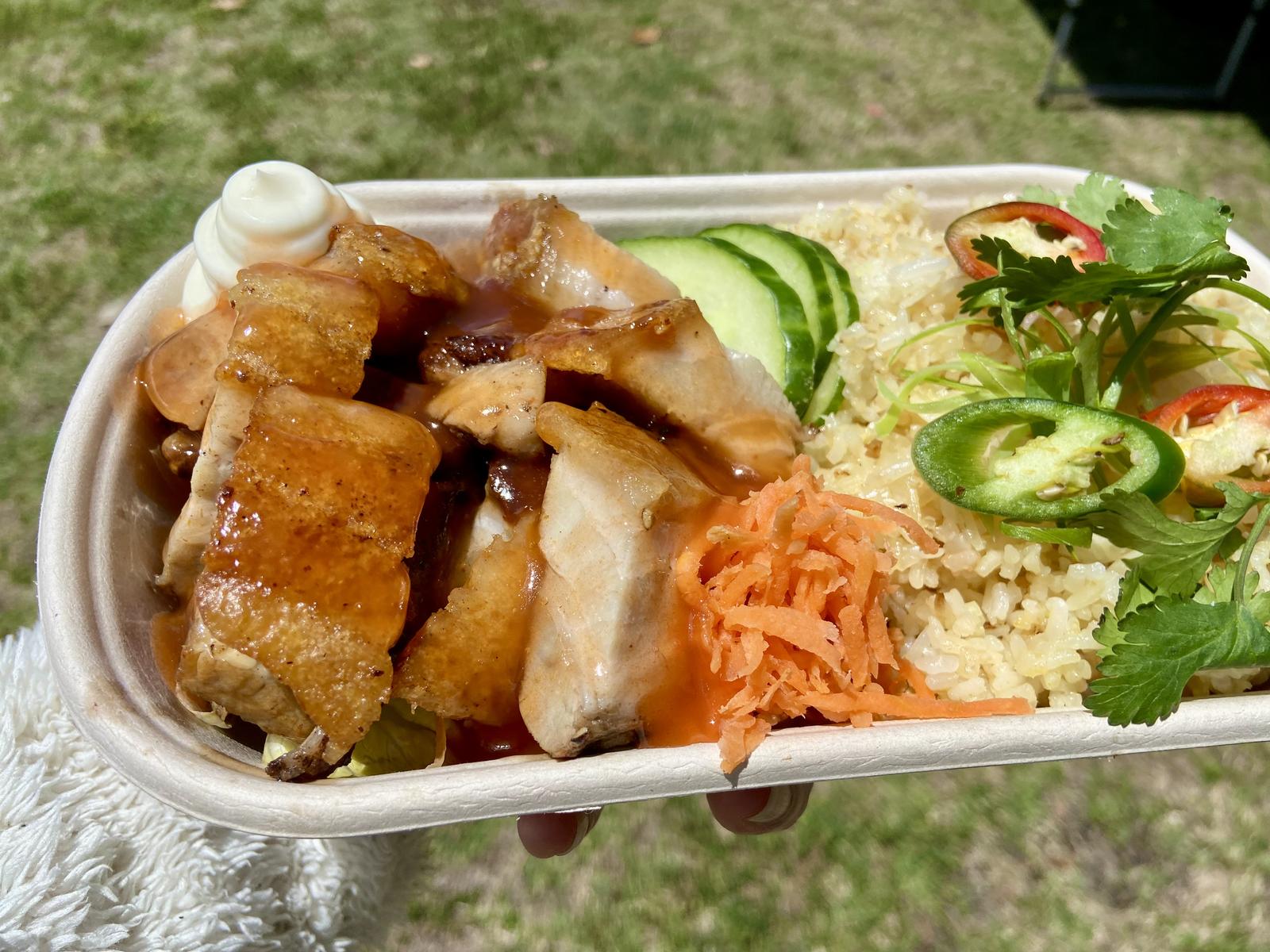 Grilled Pork with rice