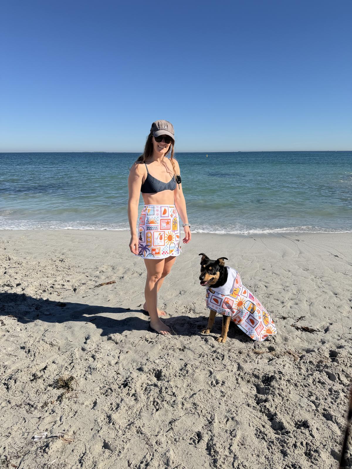 Wrap Towel Skirts and Dog Towel Robes
