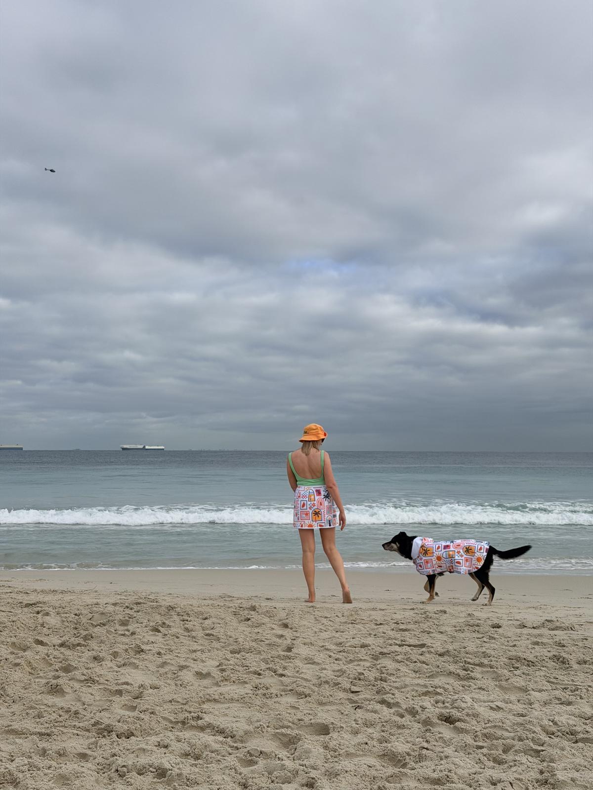 Towel Wrap Skirts and Dog Robes