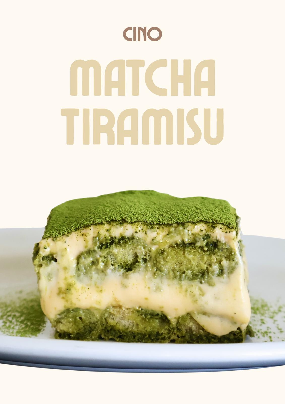 Matcha Tiramisu