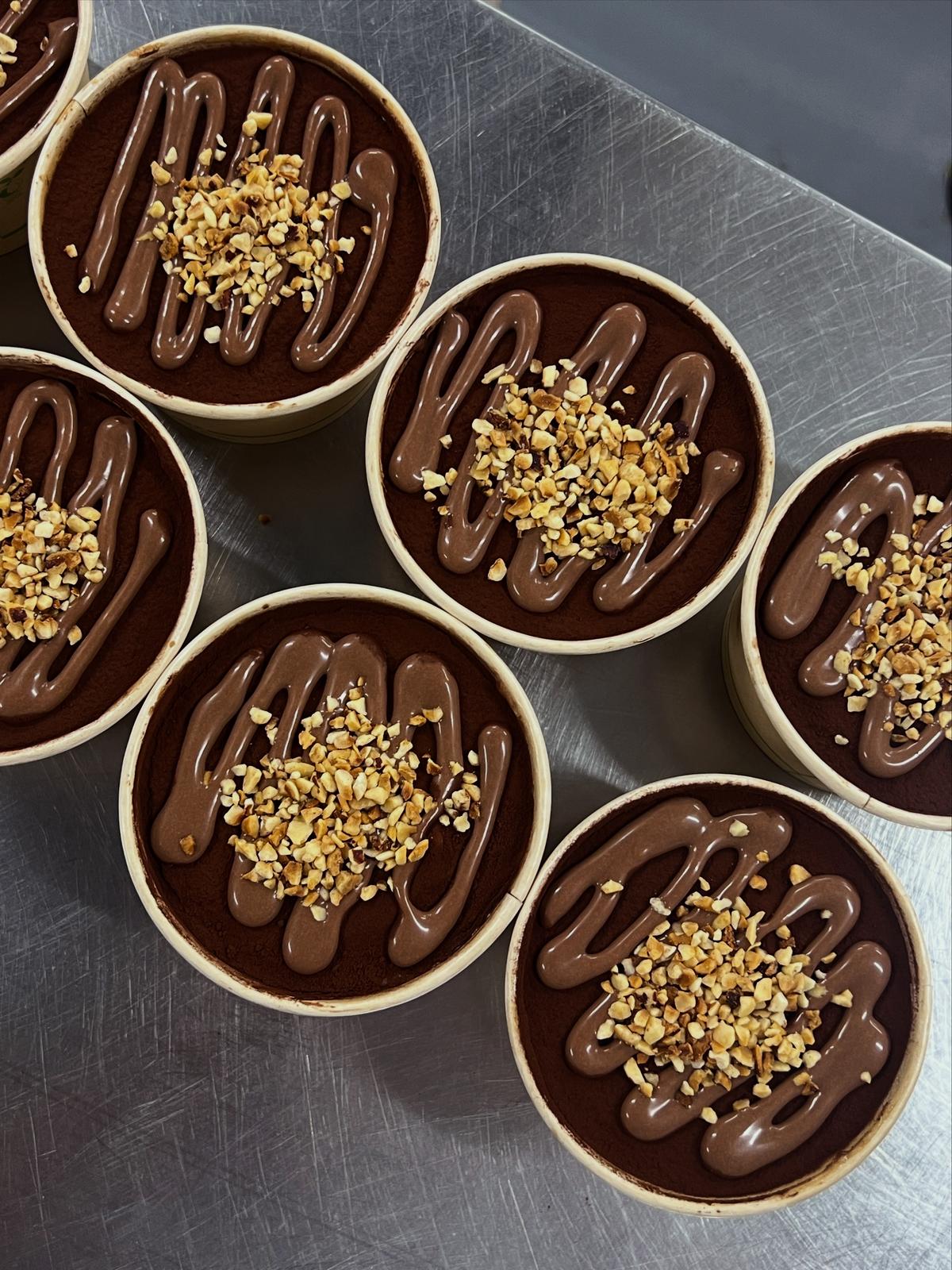 Chocolate Hazelnut Tiramisu Cups