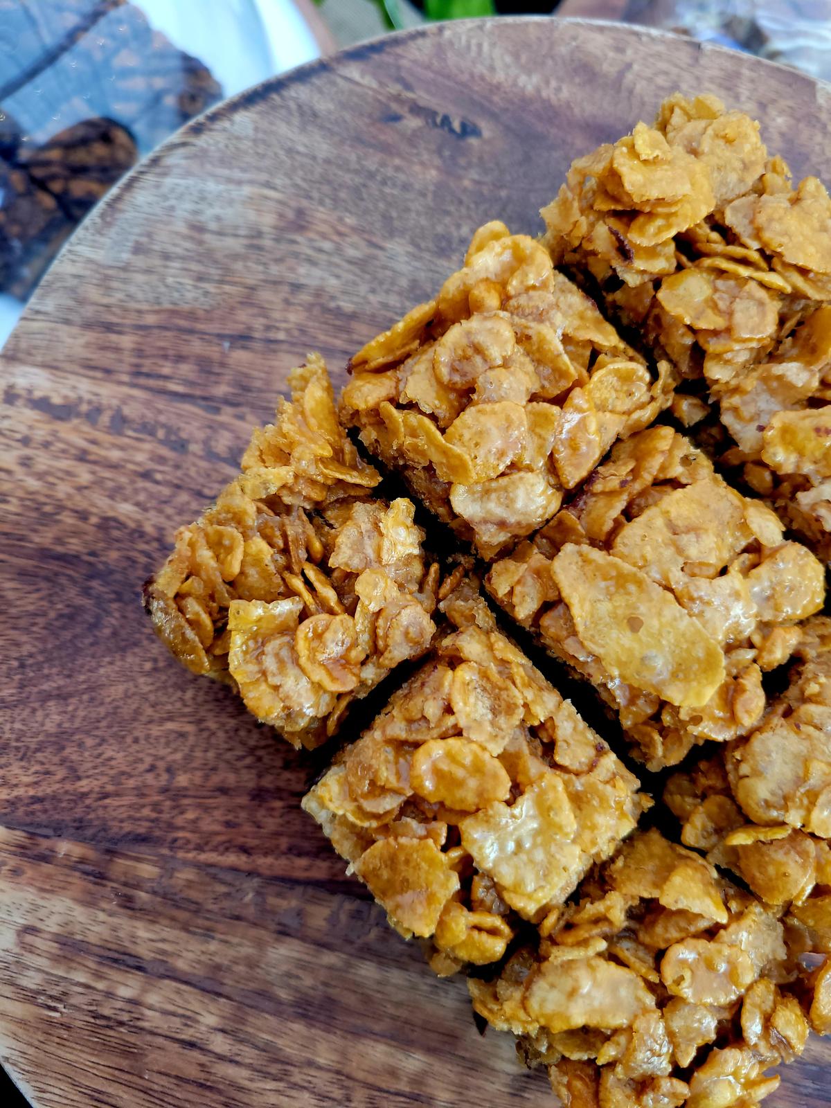 Caramel Cornflake Brownies