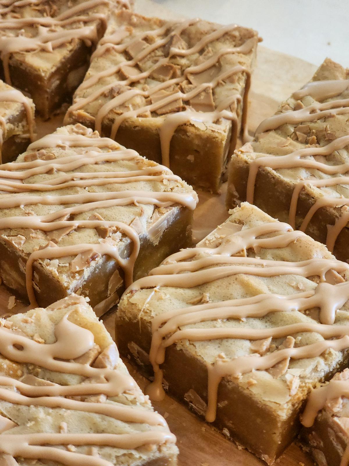 Caramilk Blondies