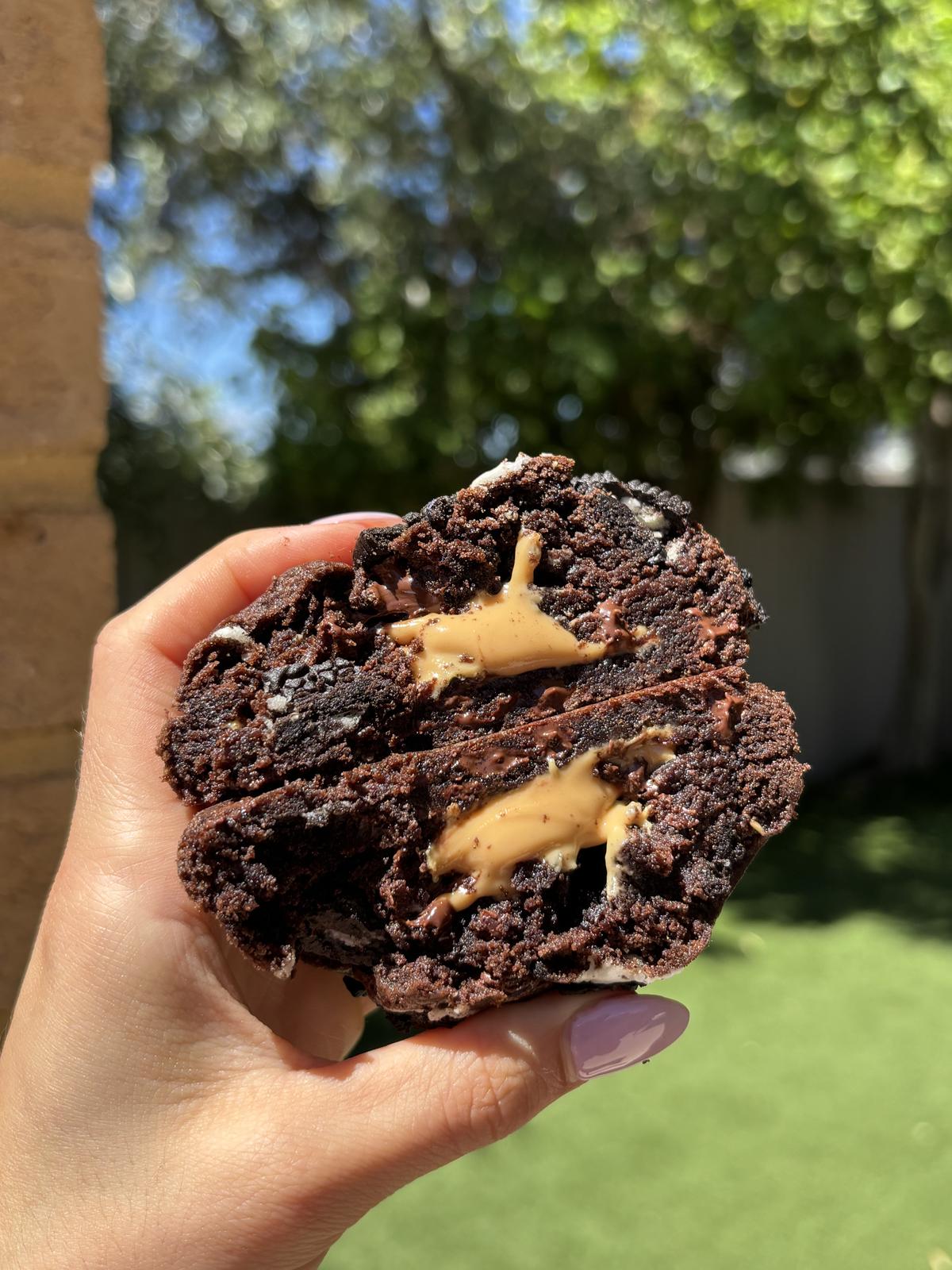 Double choc Oreo Peanut Butter cookie 