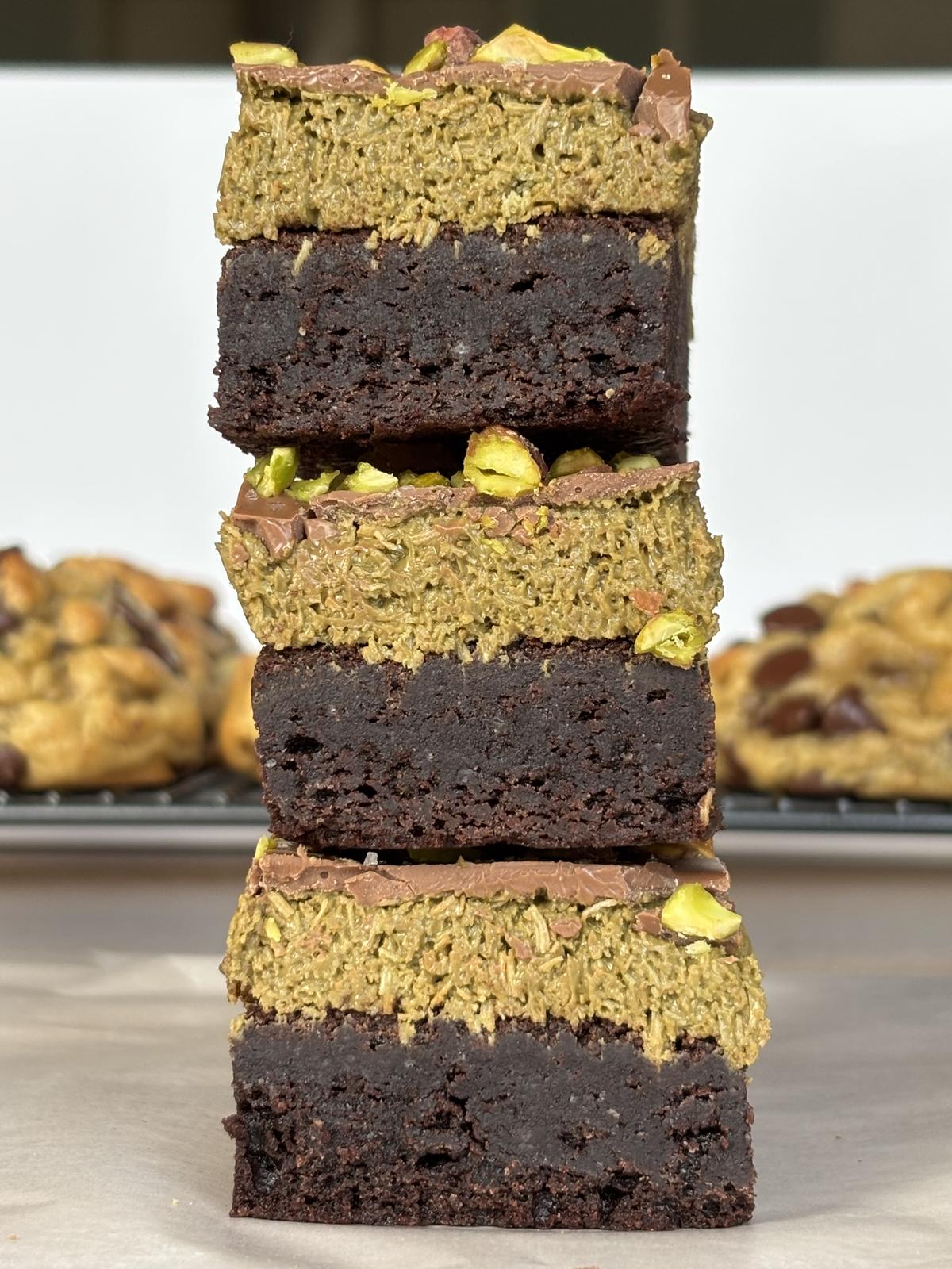 Dubai Pistachio brownie 