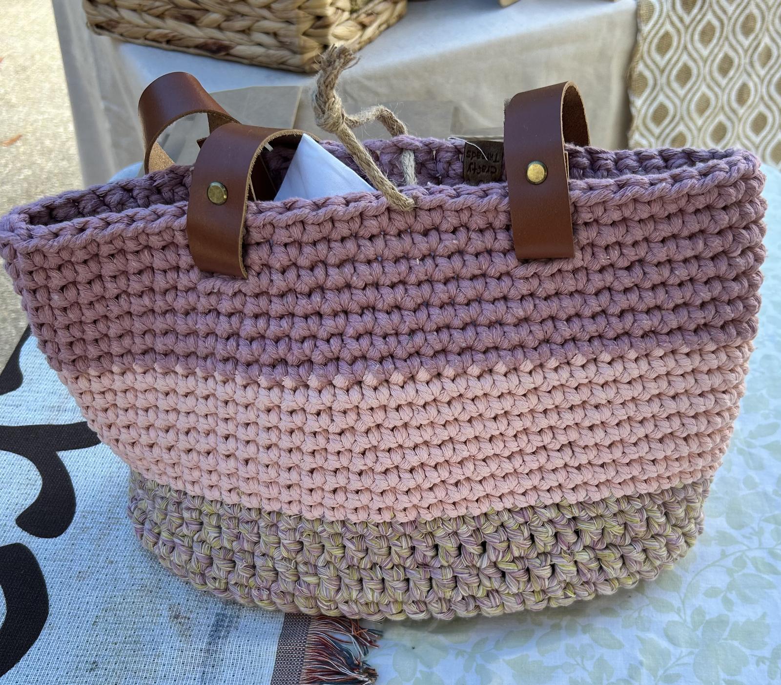 Rustic pink bag
