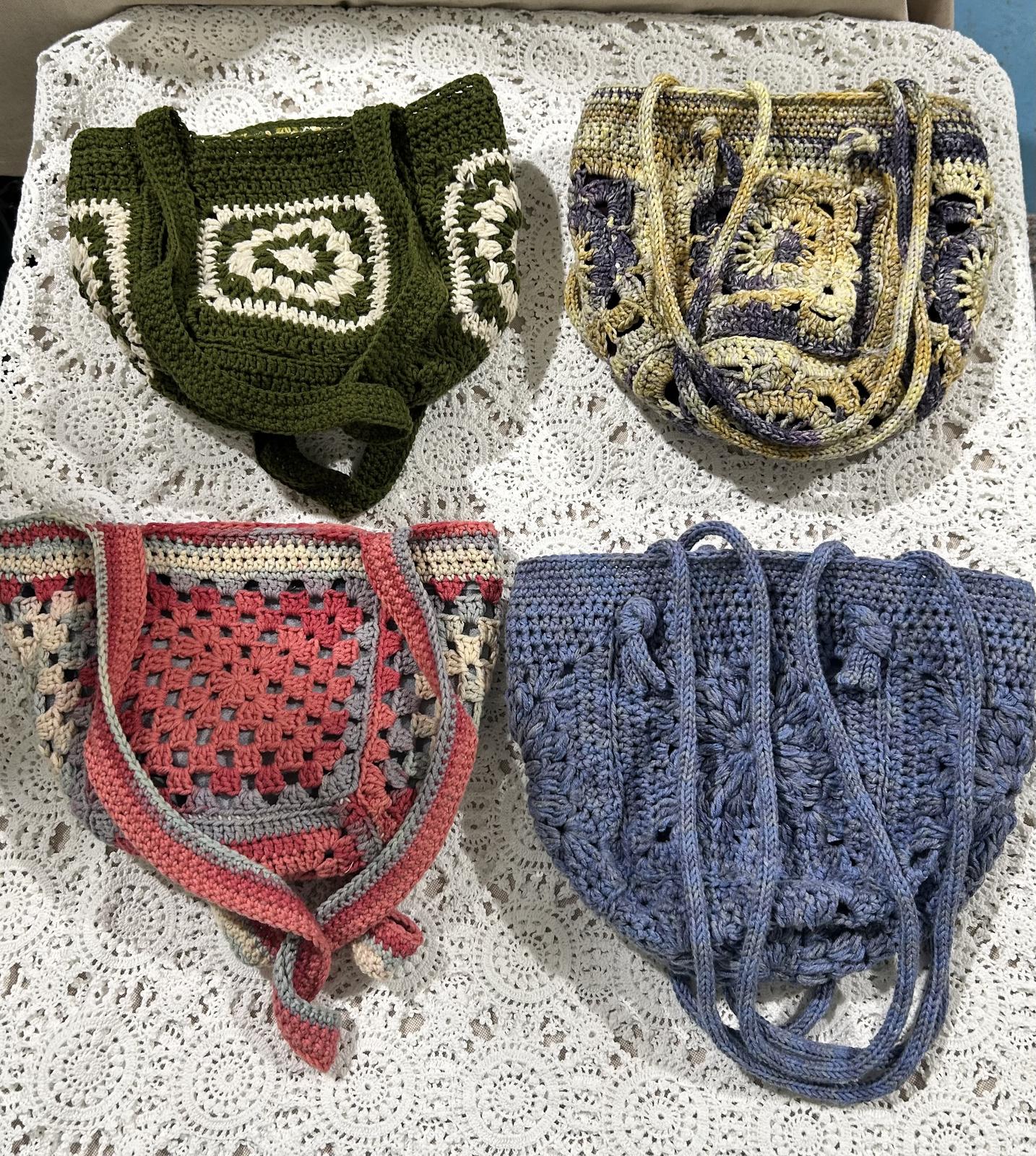 Cotton crocheted bags for all occasions 