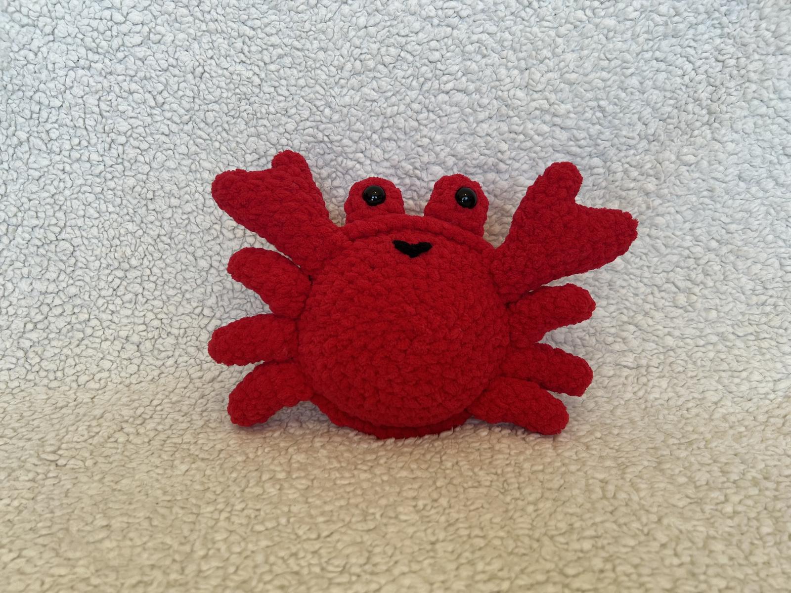 Crab plushie
