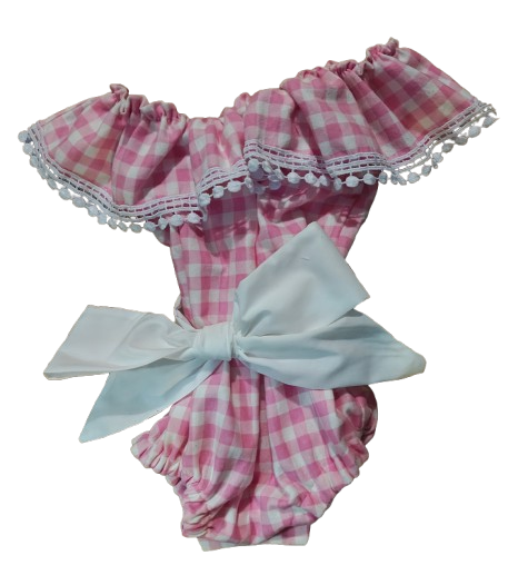 Gingham Romper