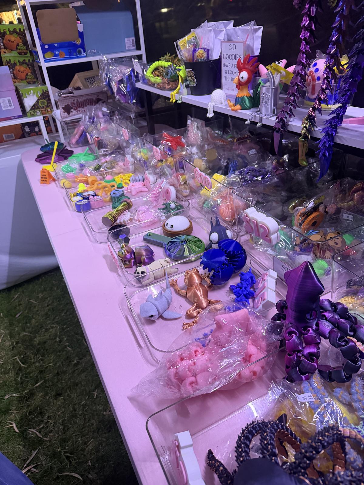 3-D printed fidgets and toys
