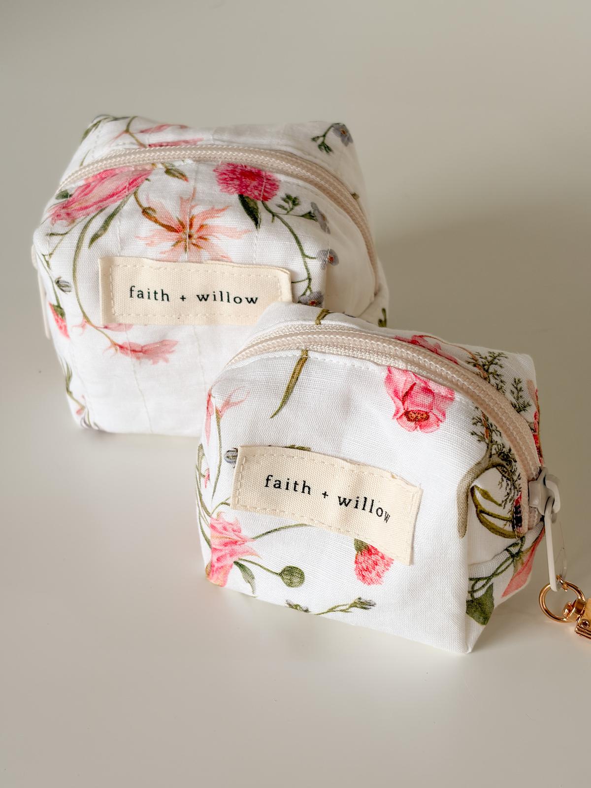 Faith and Willow pouches