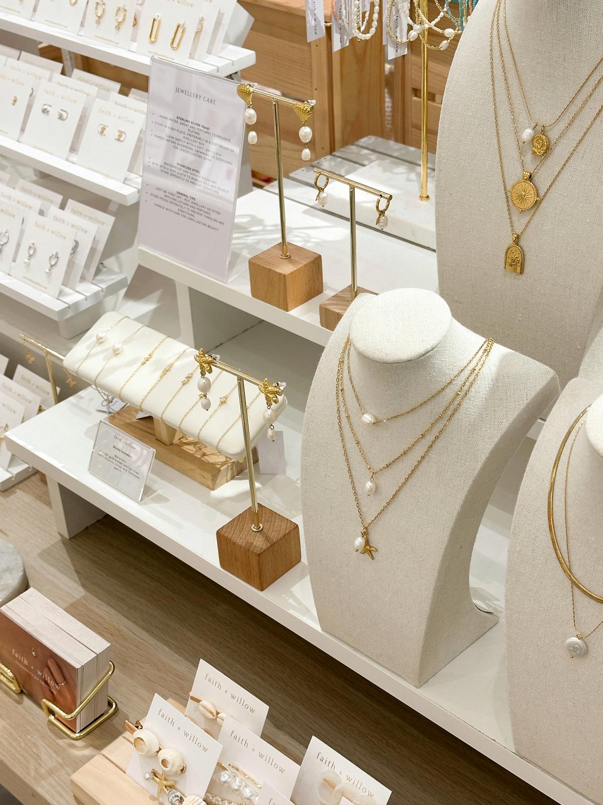 Faith and Willow pieces on display