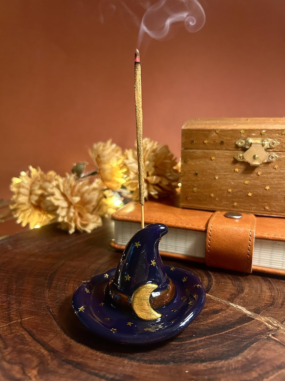 witch hat incense burner