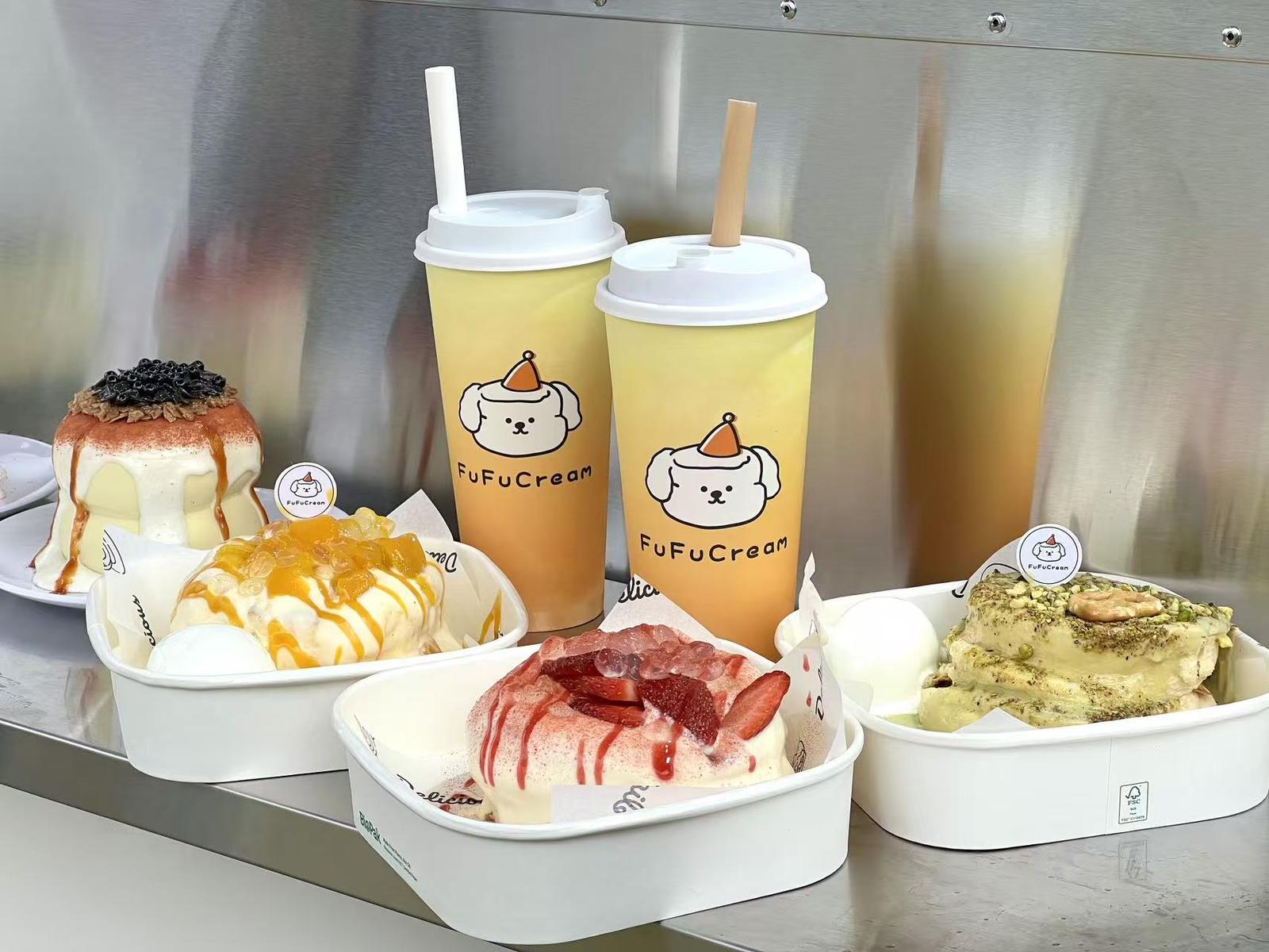 FuFuCream dessert Souffle and drinks