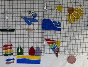 Gifted Brandy Xmas Cakes and Stained Glass