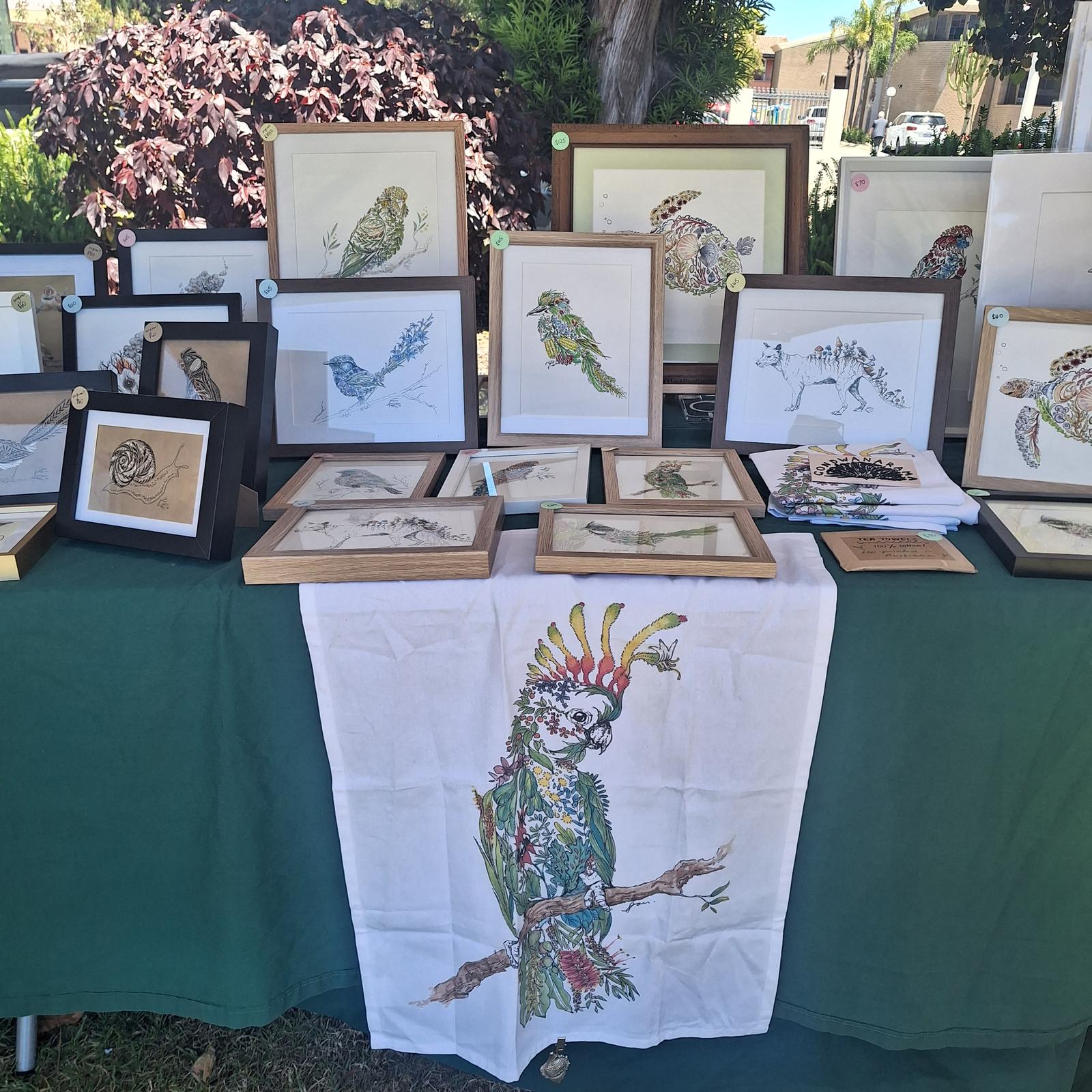 Framed artworks and prints