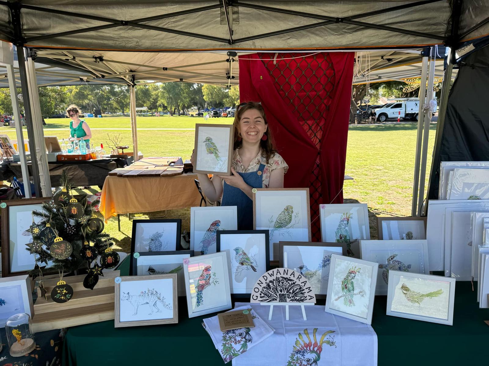 Gondwanarama: art and illustrations by Nellie Pease - Perth Makers Market