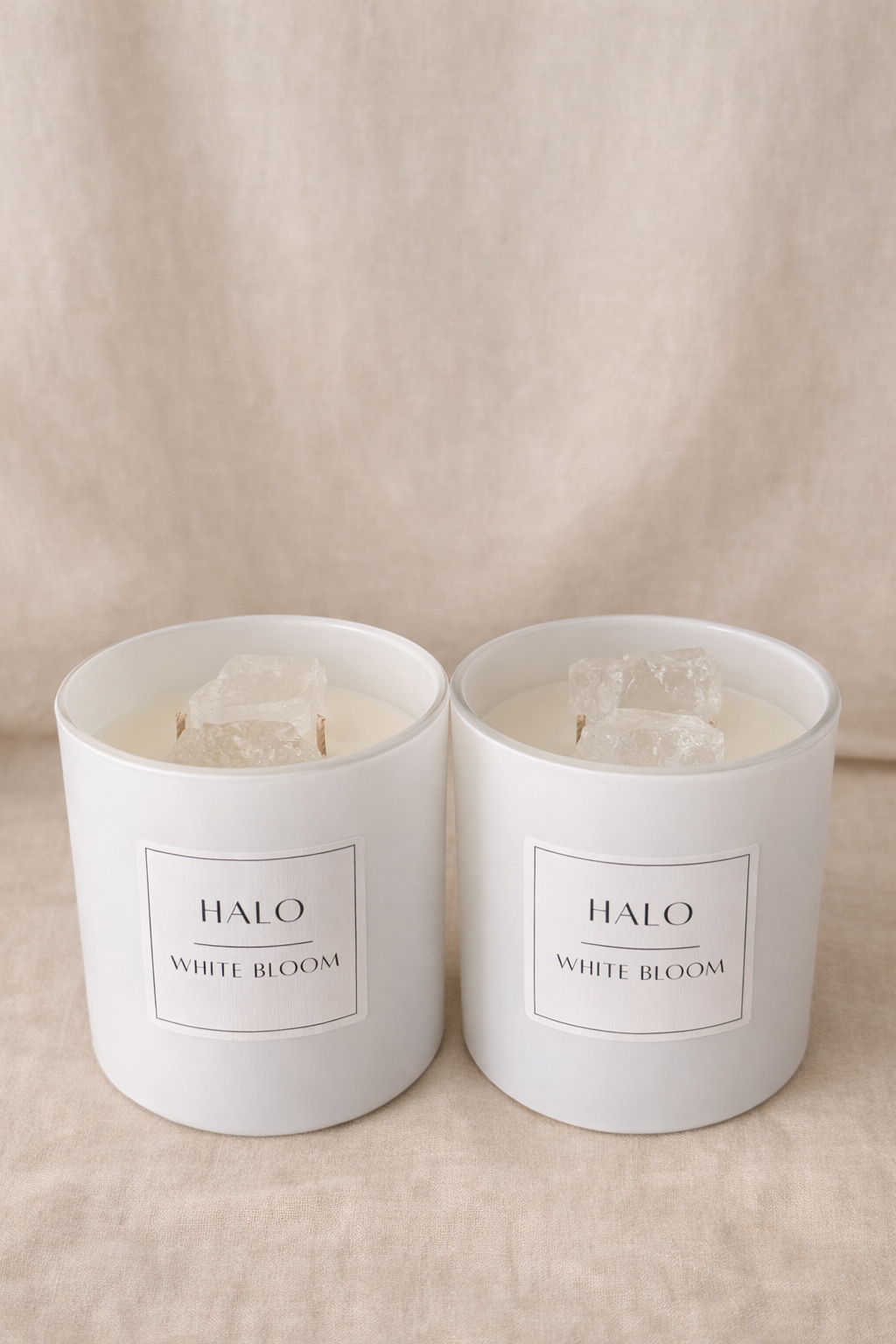 HALO CANDLES - WHITE BLOOM