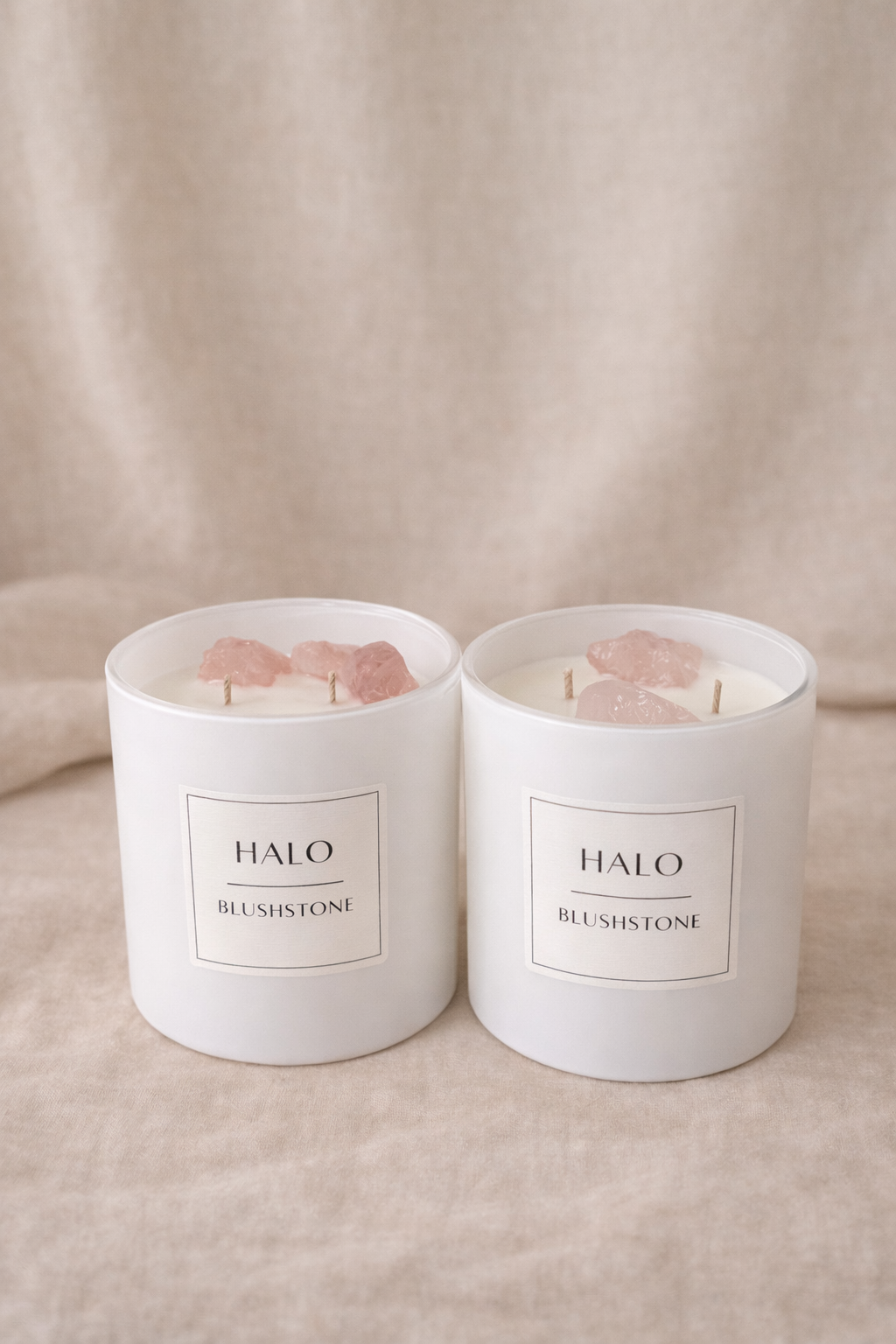 HALO CANDLES - BLUSHSTONE
