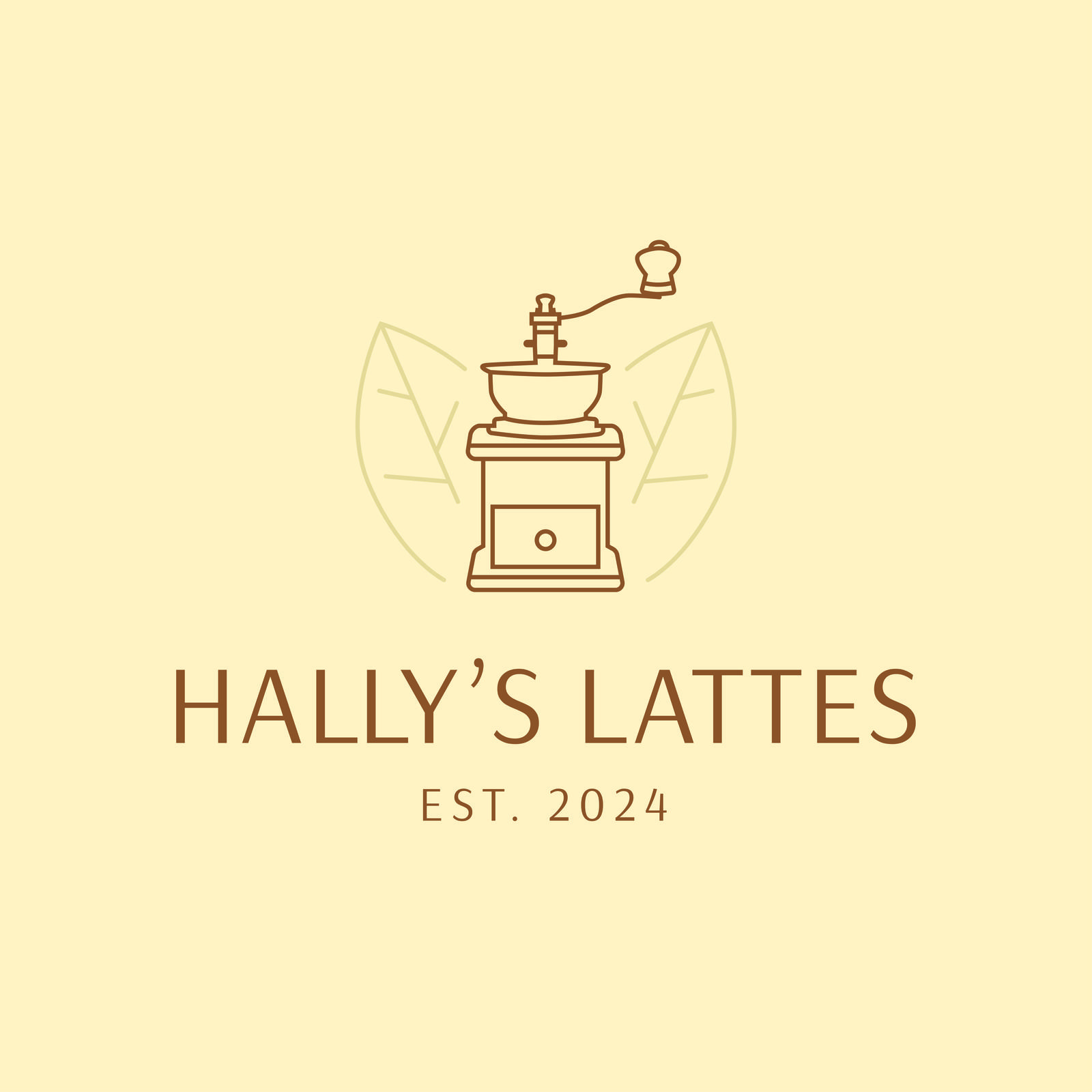 Hally’s Lattes Logo