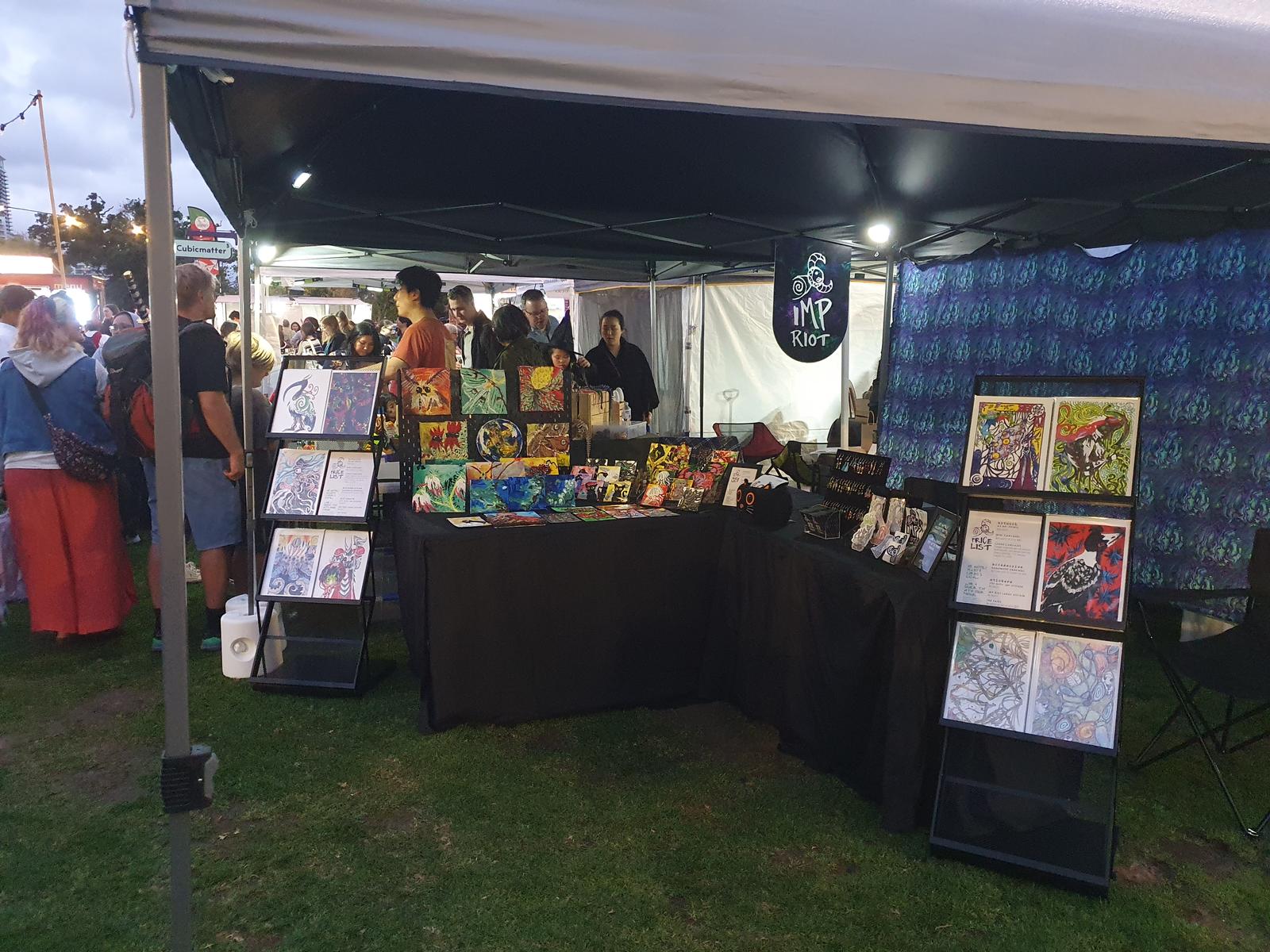 Stall at Halloween Twilight Market 2025