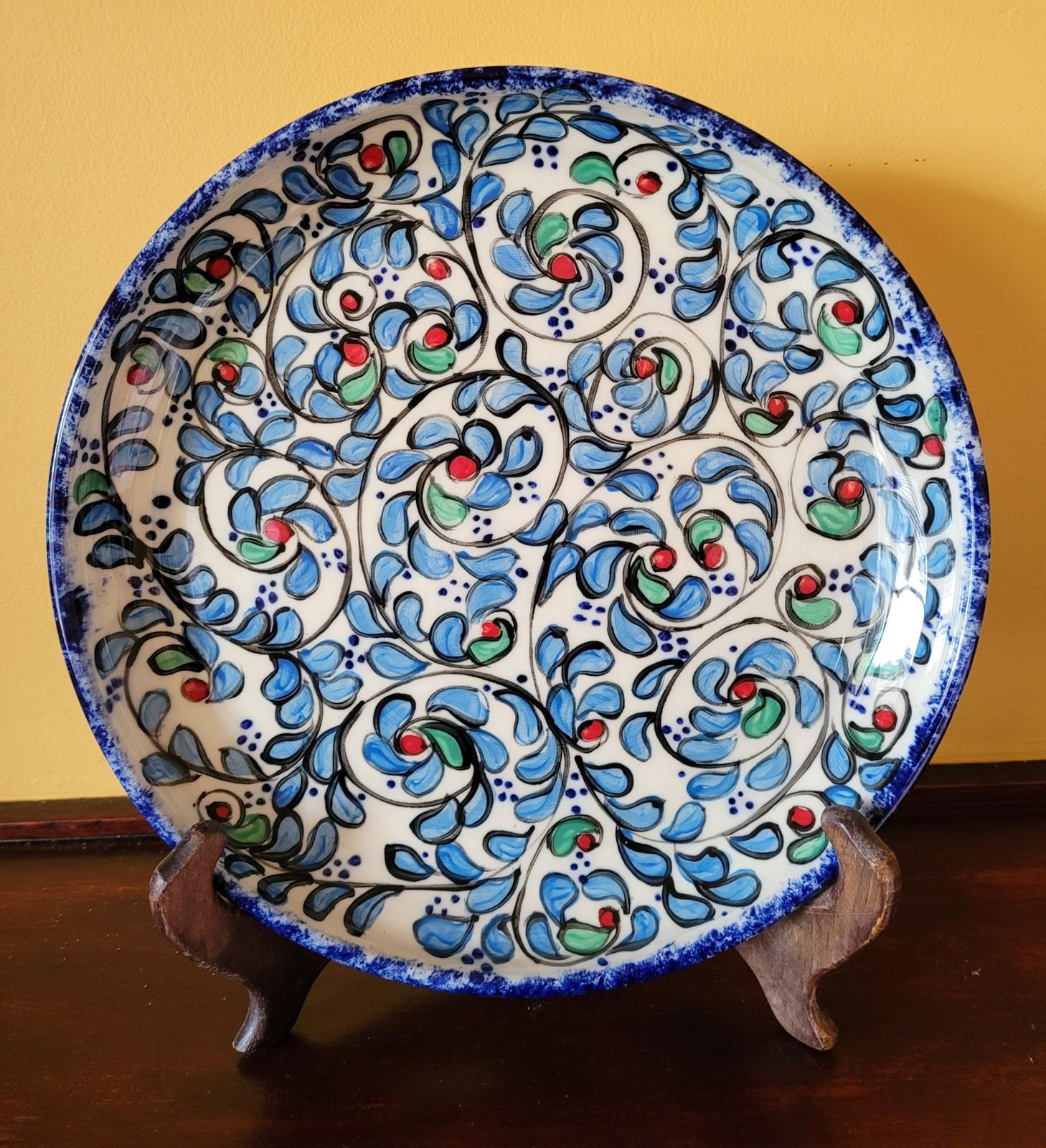 Blue Paisley Bowl