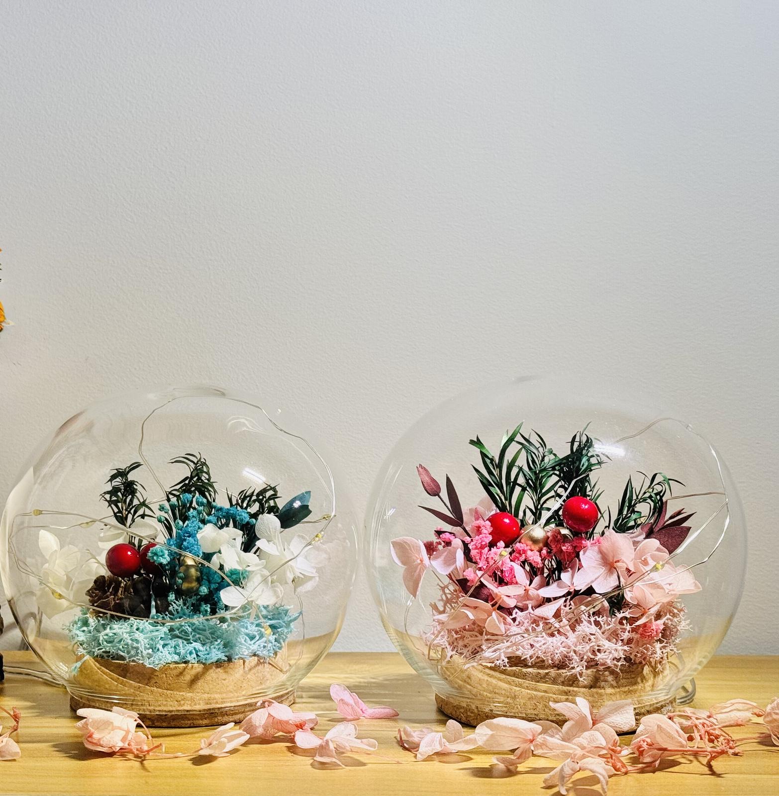 Glass Dome Lamp