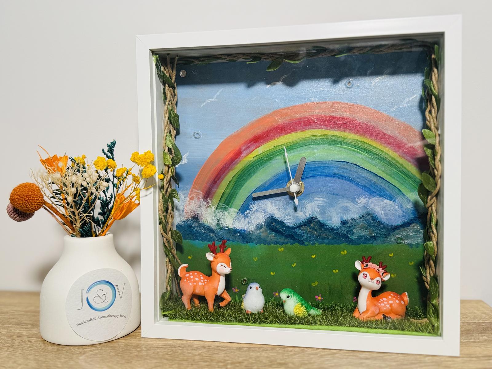 Handmade clock frame 