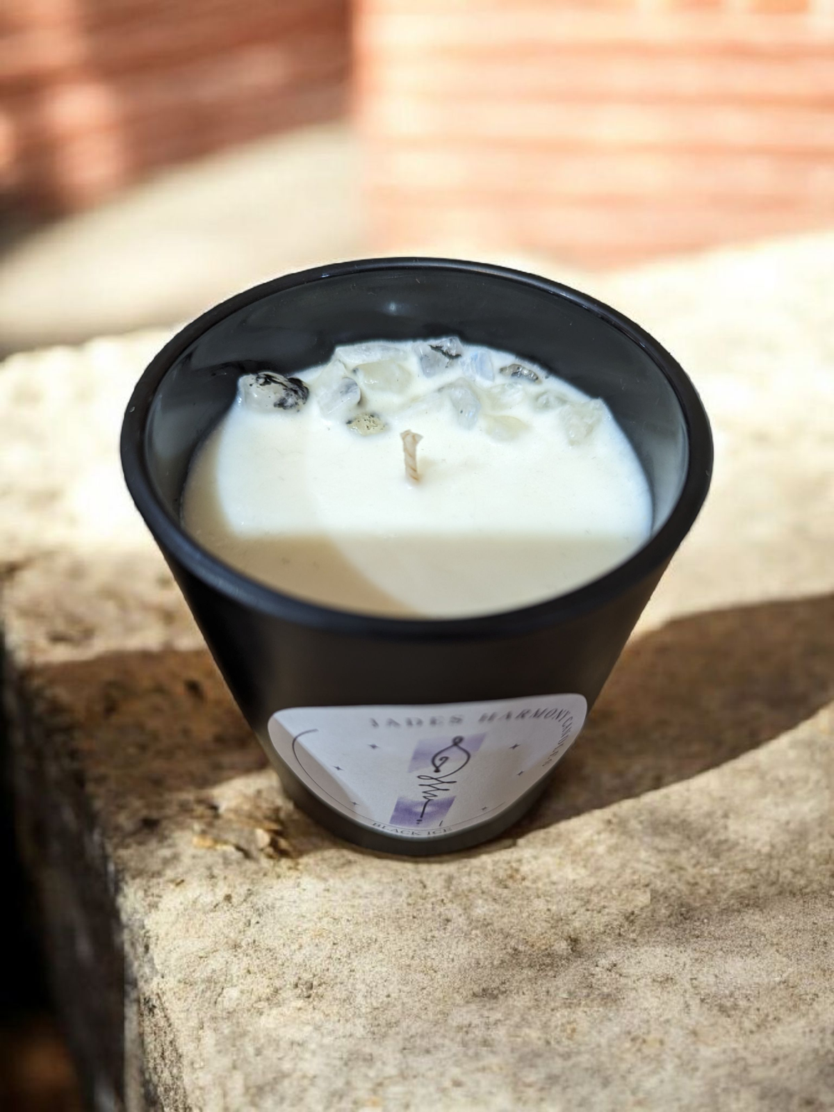 Black jar candles