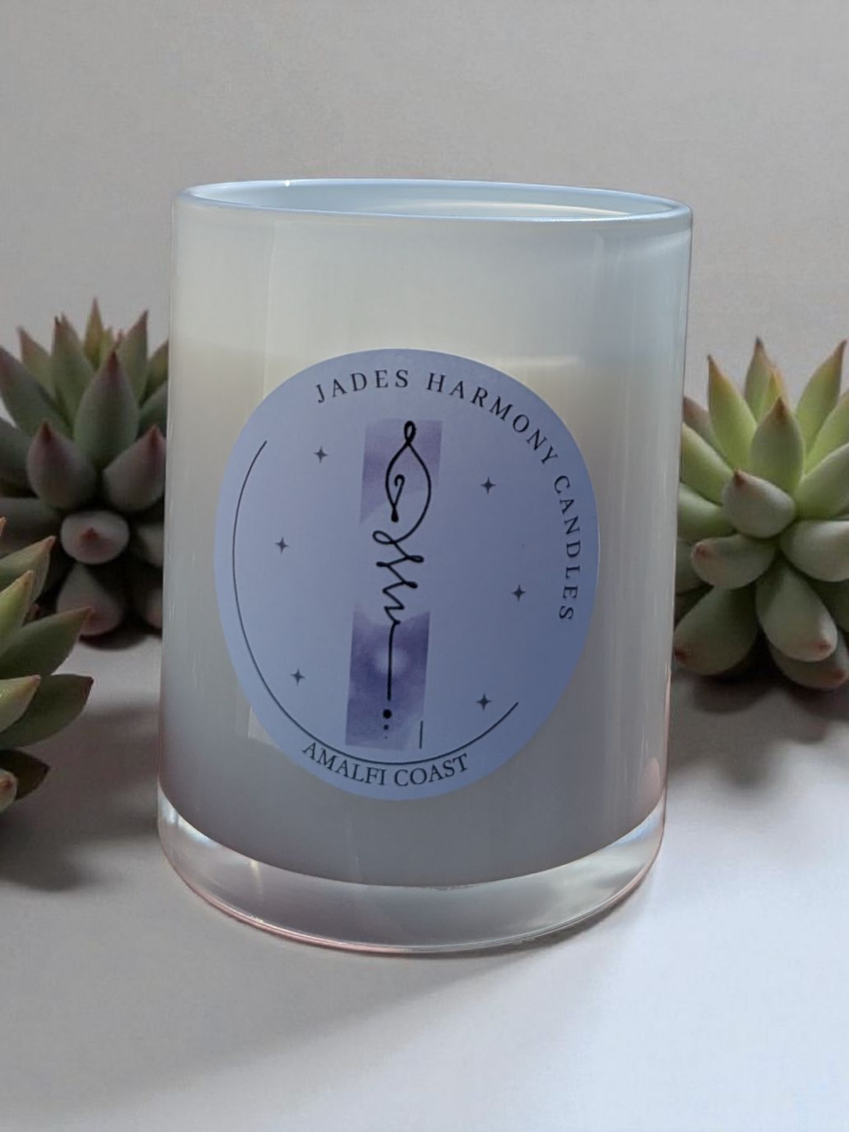 White jar candles