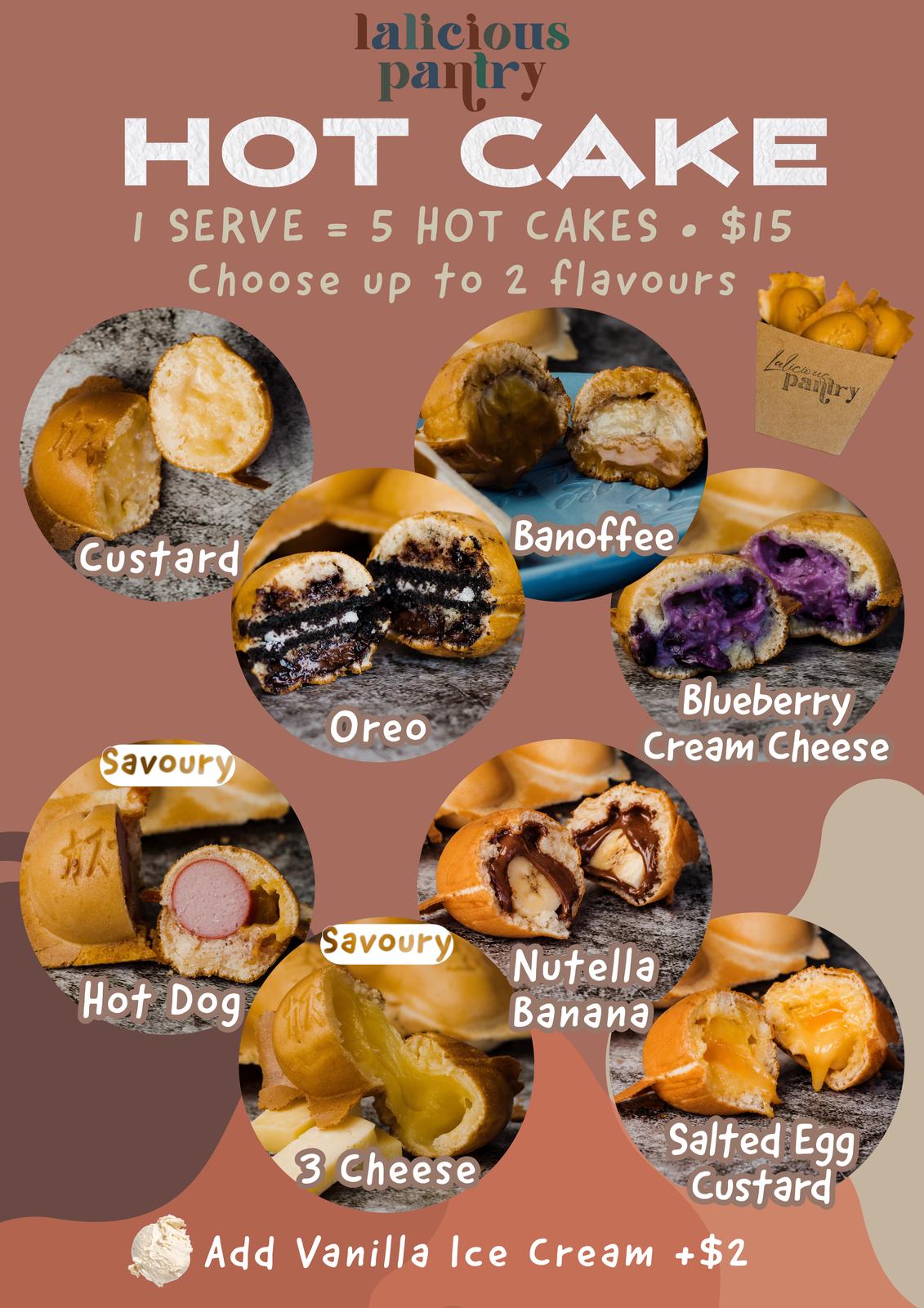 HOT CAKE MENU