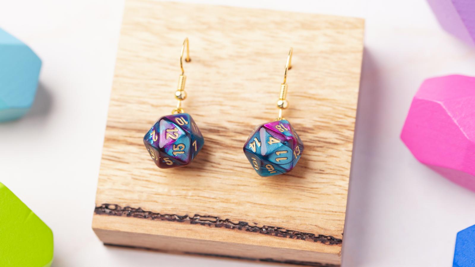 dice earrings