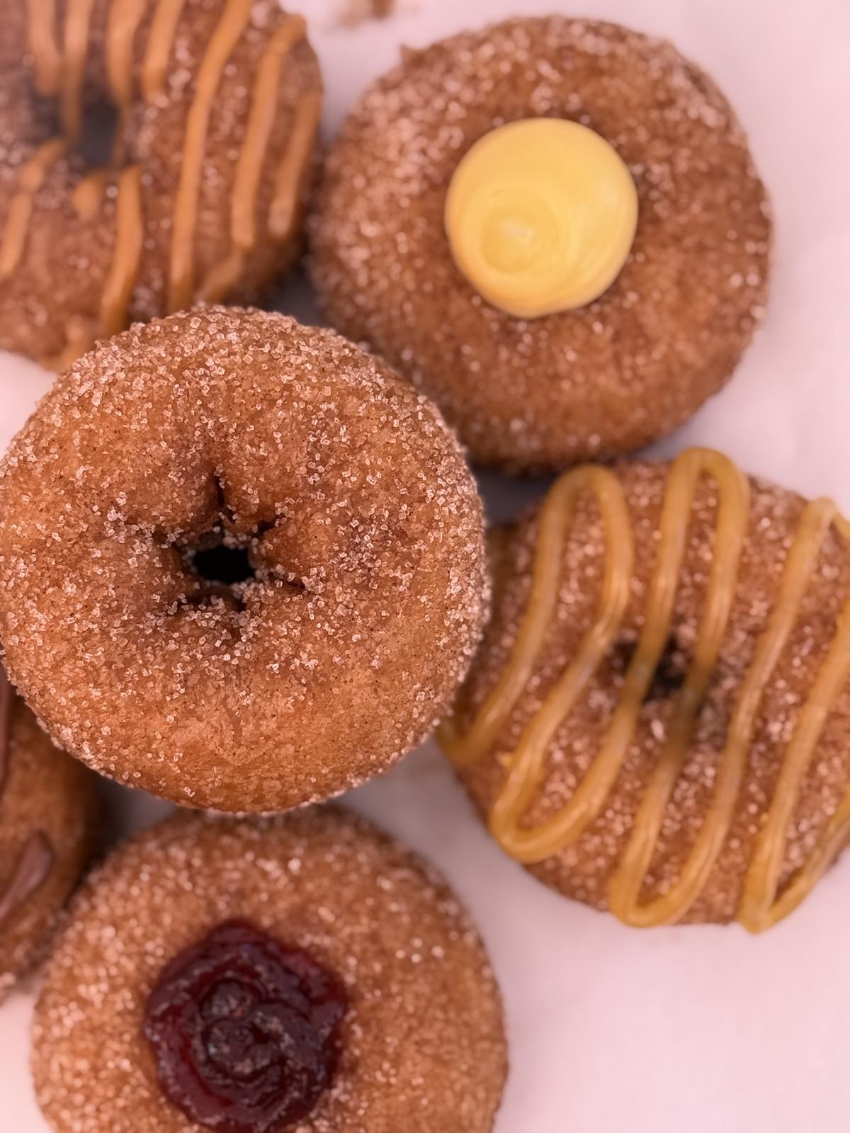 Tasty GF toppings! - Jam, custard, caramel, lemon curd, nutella