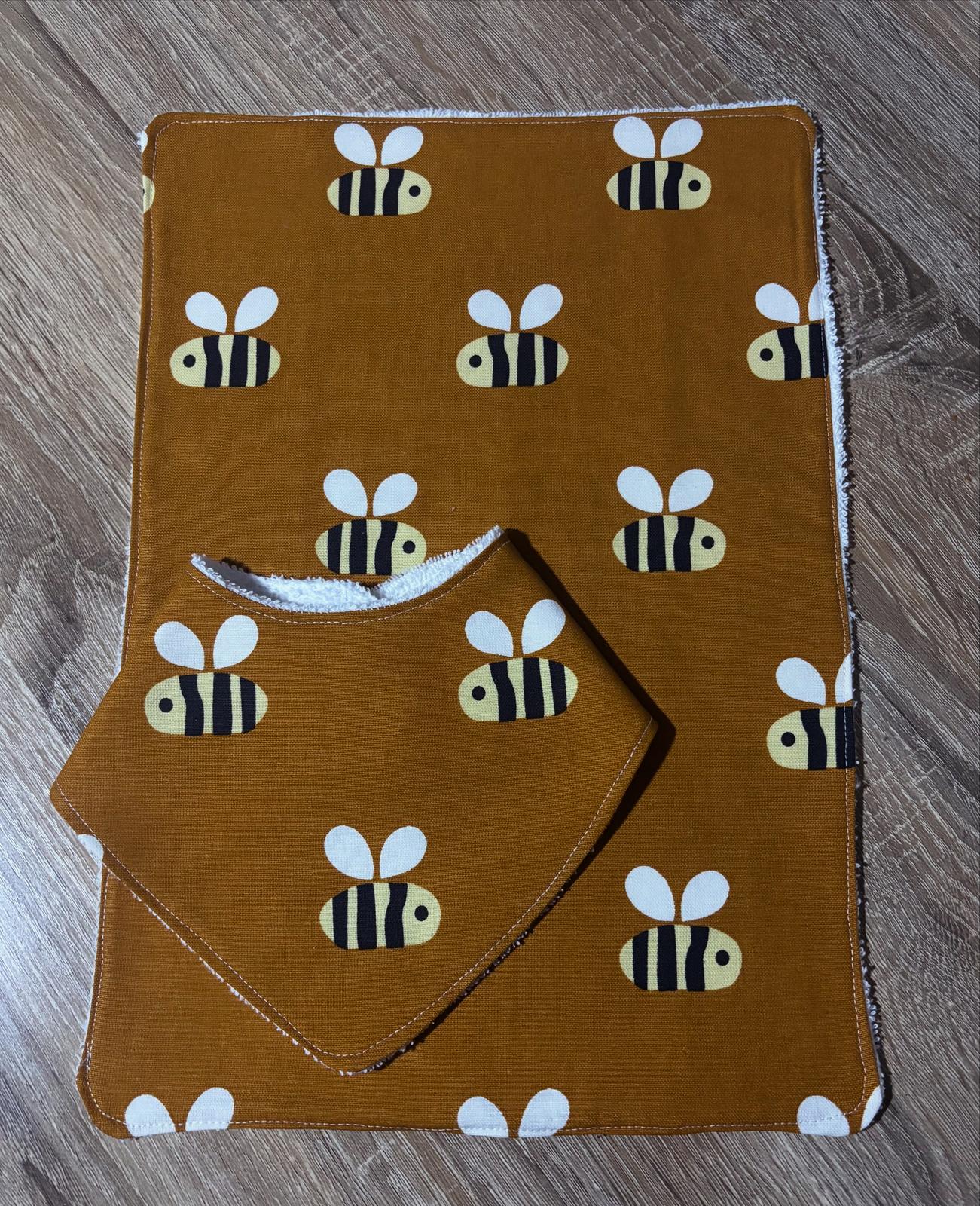 Bib and Burp cloth set