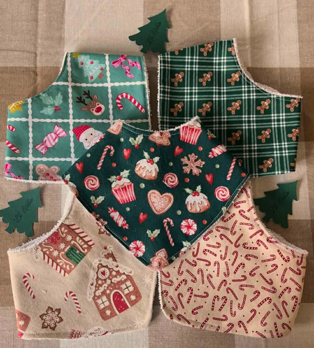 Christmas bibs