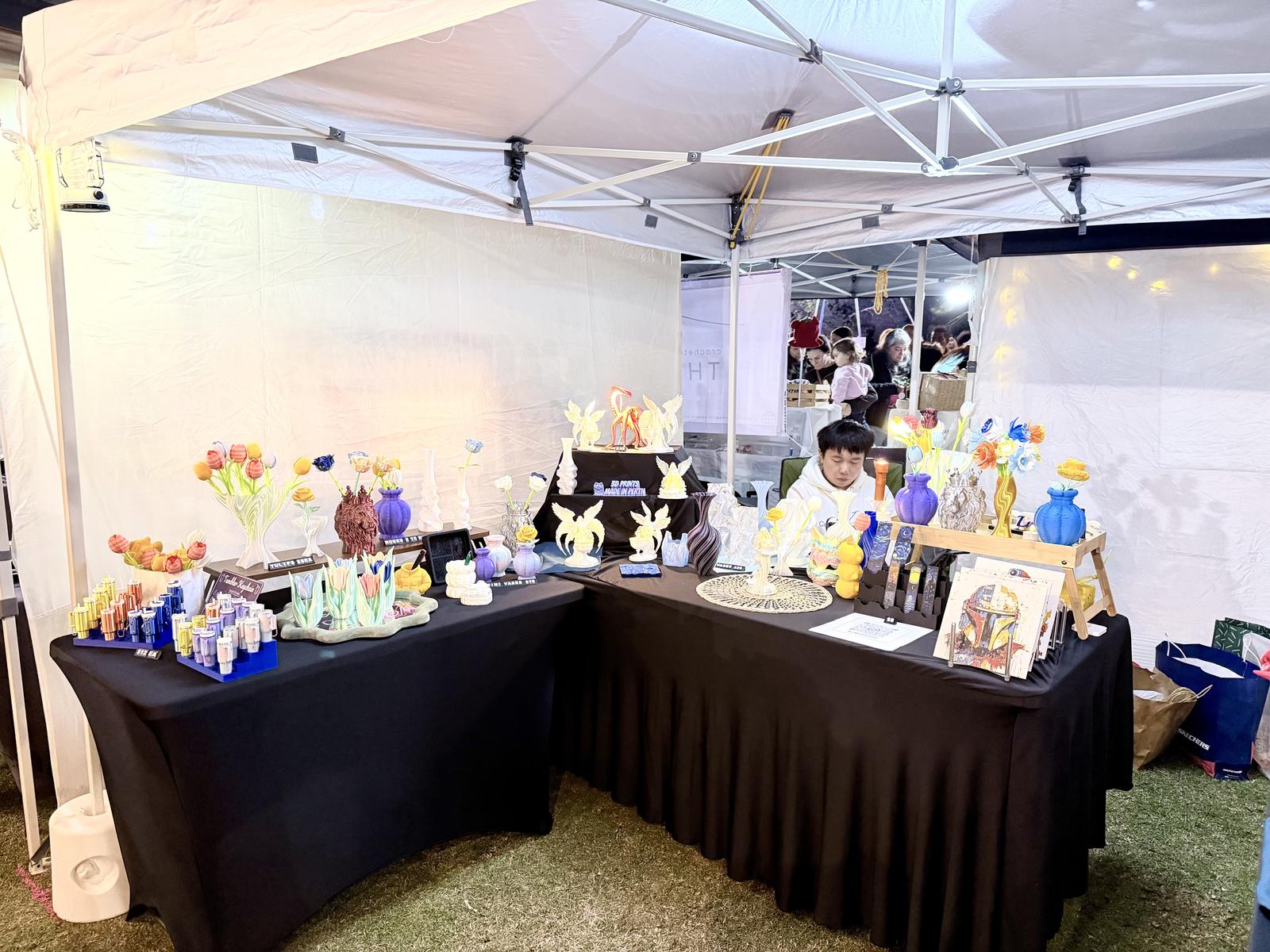 LUMADE Market Stall Display