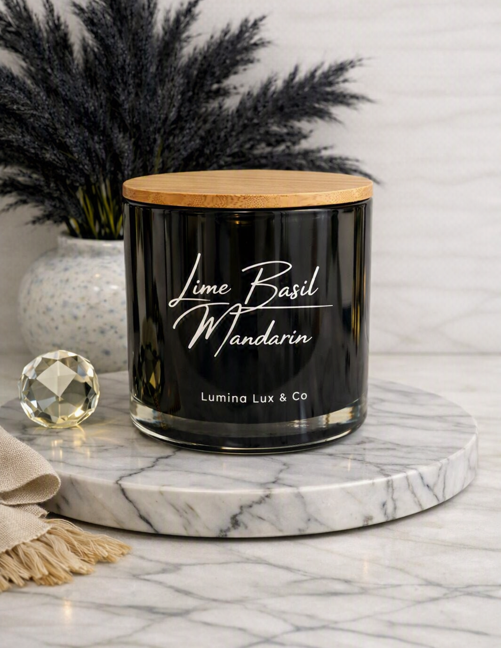 Lime Basil Mandarin Large Candle