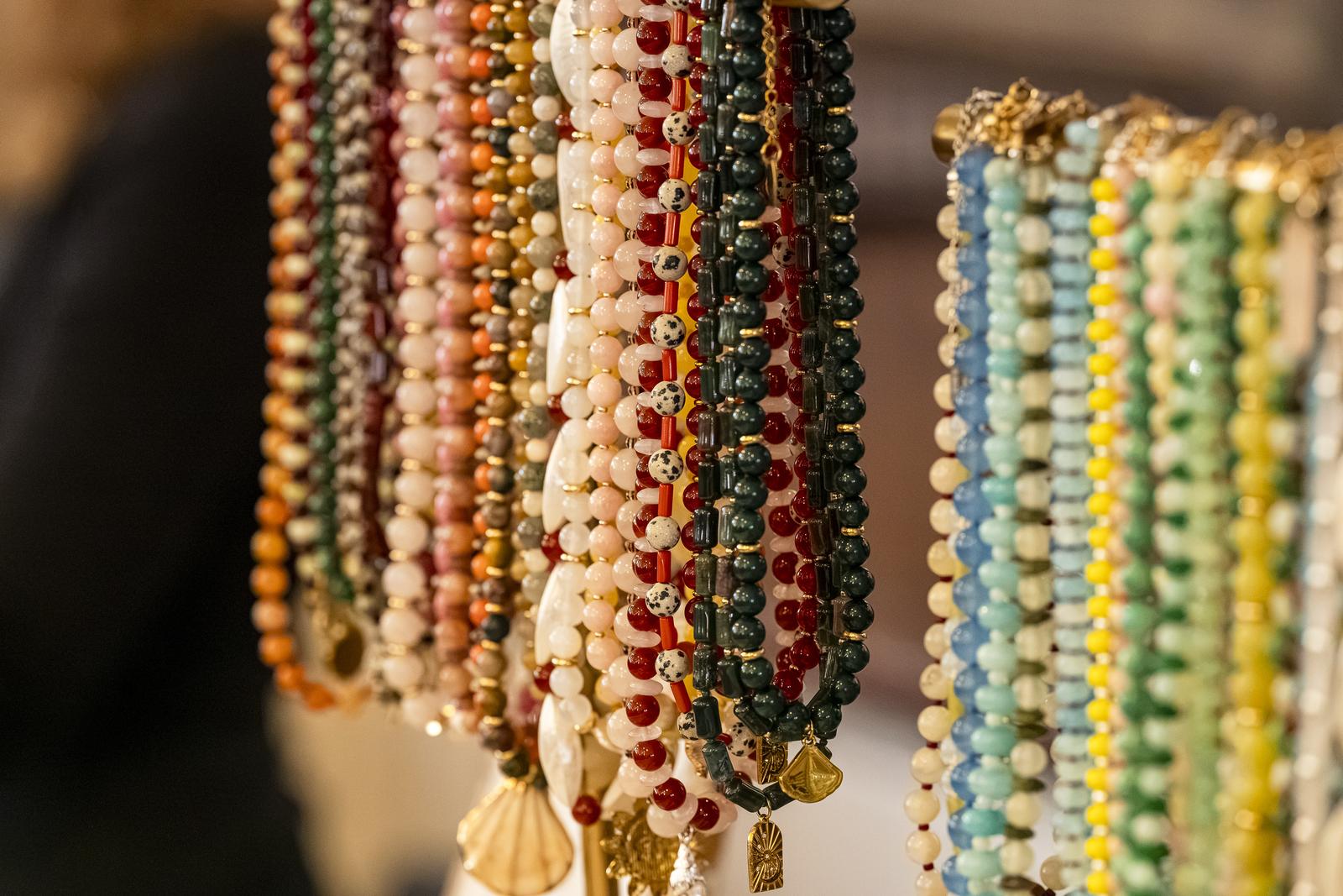 One off gemstone necklaces